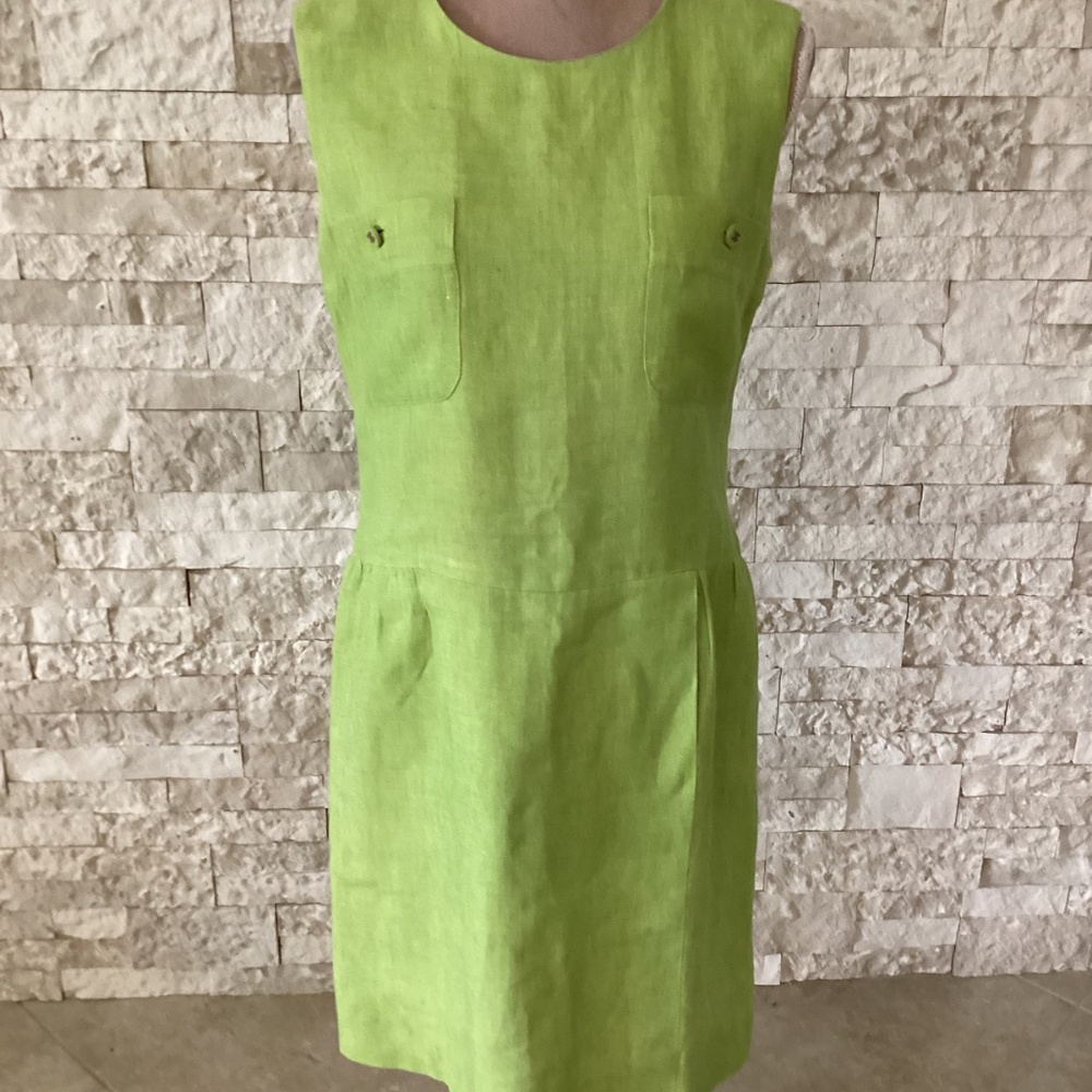 Chanel Vintage Linen Dress - Picture 2 of 12